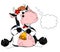 Funny cow with bell