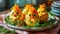 Funny deviled egg chicks for Easter