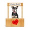 Funny Dog Kissing Booth