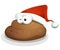 Funny Dung With Santa Hat