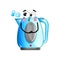 Funny electric kettle cartoon character