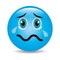 Funny emoticon cartoon design.