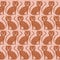 Funny ginger cheetah. African animals seamless pattern.