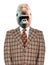 Funny Gorilla Businessman, Suit and Tie, isolated