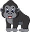 Funny gorilla cartoon