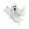 Funny Halloween Phantoms Cartoonish Spirits
