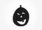 Funny halloween pumpkin icon. jack o lantern sign