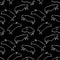 Funny hand drawn fat cats seamless pattern