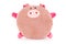 Funny hand made plush pig