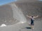 Funny hill running at the Volcano Cerro Negro