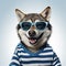 Funny Husky In Sunglasses: Studio Portraiture With A Twist