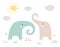 Funny kids print elephant