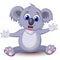 Funny koala cartoon