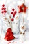 Funny marshmallow snowman for treat kids for Christmas