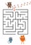 Funny maze game for Preschool Children. Help the hedgehogs come to friends.