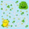 Funny maze for kids. Coin, hat. St. Patrick`s day. Puzzle for children. Cartoon character. Labyrinth conundrum. Color vector