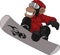 Funny Monkey Snowboarder