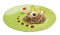 Funny mouse - chicken cutlet on buckwheat porridge. Meals for children