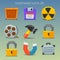 Funny multimedia icons-set 26