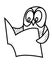 A funny owl reads the morning newspaper. Cartoon character