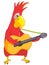 Funny Parrot. Guitarist