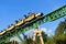 Funny people, descending to 60 miles per hour in incredible Cheetah Hunt Rollercoaster at Bush G