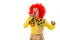 Funny playful clown