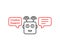 Funny robo emoji like chatbot