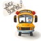 Funny school bus