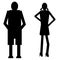 funny silhouette