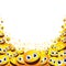 Funny Smiley Background. Ready for Text and Design