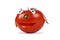 Funny smiling tomato