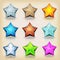 Funny Stars Icons For Game Ui