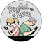 Funny Sticker `Digital Love in Modern Life`