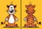 Funny Tiger Cartoon Mascot