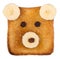 Funny toast for kids