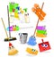 Funny tools and accessories for cleaning