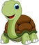 Funny turtle cartoon