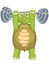 Funny Turtle. Gym.