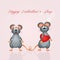 Funny Valentines postcard