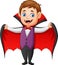 Funny vampire cartoon