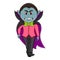 Funny Vampire Cartoon with costume