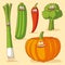 Funny vegetables