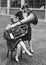 Funny  Vintage Tuba Player, Music, Women Having Fun