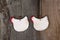 Funny Welcome White Chicken Country Cottage Kitchen Wood Shape D