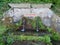 Funtana Rossa, a typical Corsican drinking fountain, in Nebbio Valley, Upper Corsica, France.