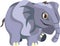 Funy Baby Elephant Animal Vector