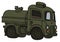 The funy old military tank truck