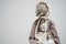 Fur clay bird duck maid vintage victorian doll