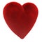 Fur Heart (clipping path included)